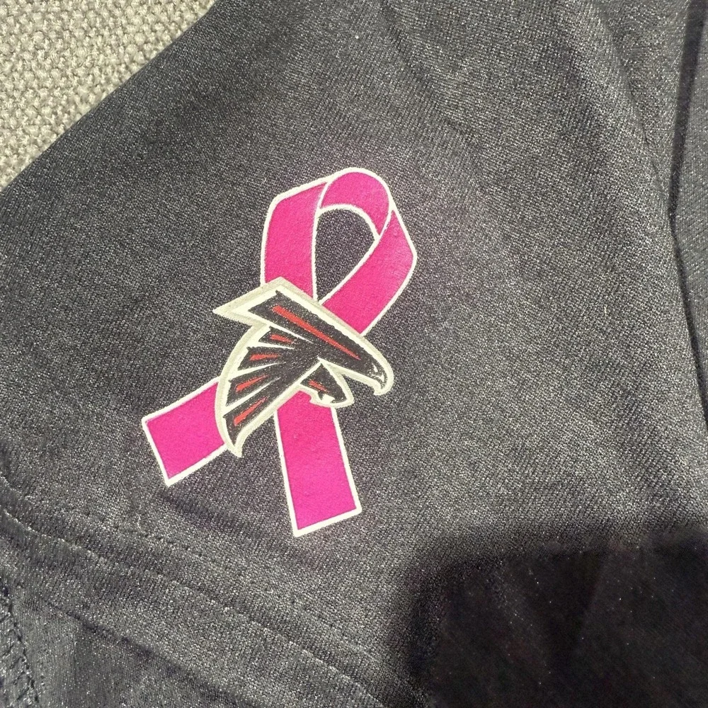 Atlanta Falcons Shirt Mens 2XL Gray NFL Football Nike Dri Fit Crucial Catch
